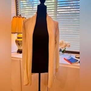 L.L. Bean Cream Cardigan Sweater